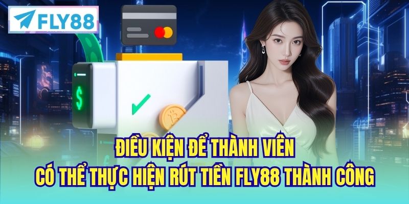 Điều kiện để thành viên có thể thực hiện rút tiền FLY88 thành công