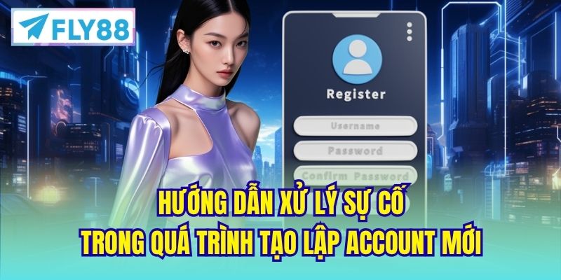 Hướng dẫn xử lý sự cố trong quá trình tạo lập account mới